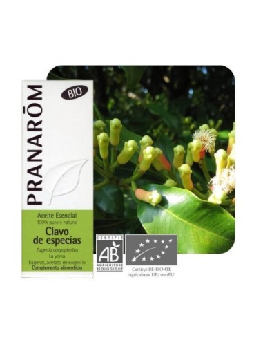 ACEITE ESENCIAL CLAVO ESPECIA BIO PRANA