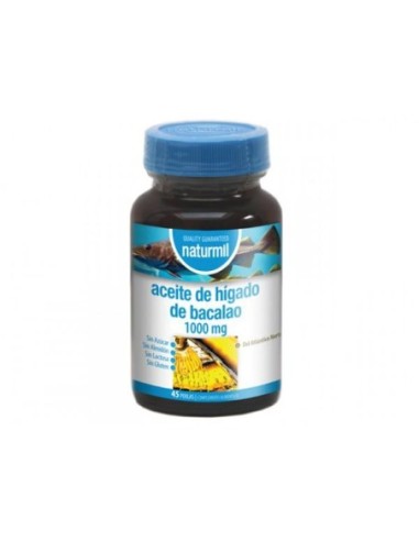 ACEITE HIGADO BACALAO 1000MG NATURMIL