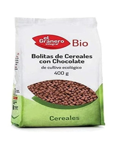 BOLITAS CEREALES CHOCOLATE BIO 400GR GRA