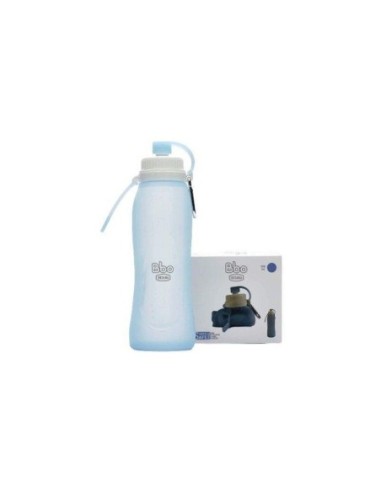 BOTELLA PLEGABLE AZUL 500ML IRISANA