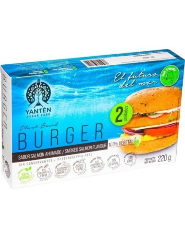 BURGER SALMON AHUMADO 220 GR