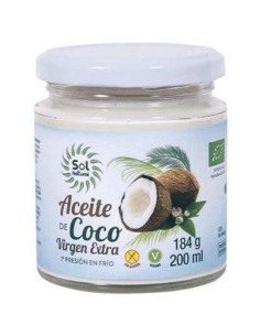 Aceite Coco Bio Virgen Extra 200 Ml (Sol)