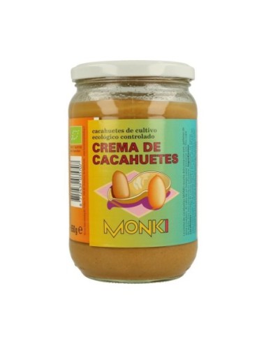 CREMA CACAHUETE BIO 650 GR MONKI