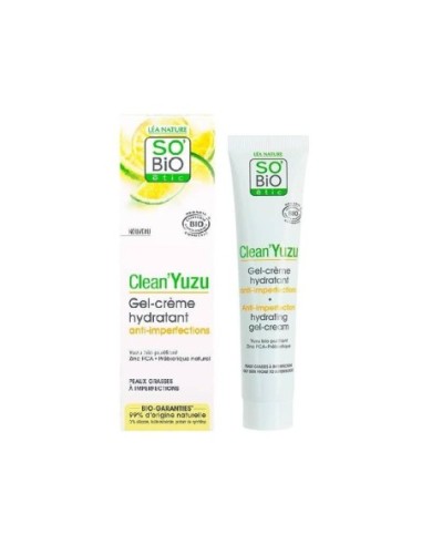 CREMA GEL HIDRATANTE CLEAN YUZU SOBIO