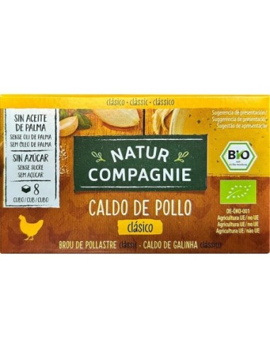 CUBITOS CALDO POLLO BIO NATURCOMPAGNIE