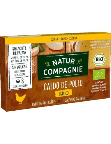 CUBITOS CALDO POLLO NATURCOMPAGNIE