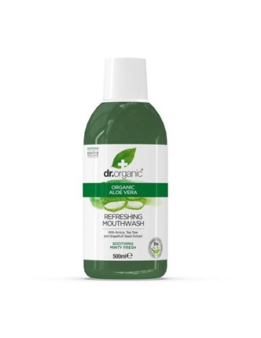 ENJUAGUE BUCAL ALO VERA 500ML DR.ORGANIC