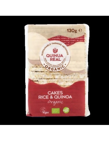 Tortitas Arroz Quinoa Real Bio Sin Gluten 130Gr