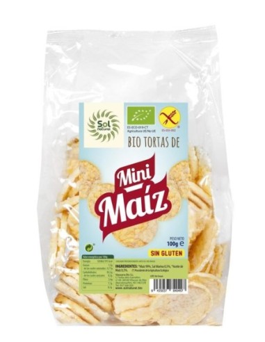 Tortitas Maiz Mini Sin Gluten Bio 100G (Sol)