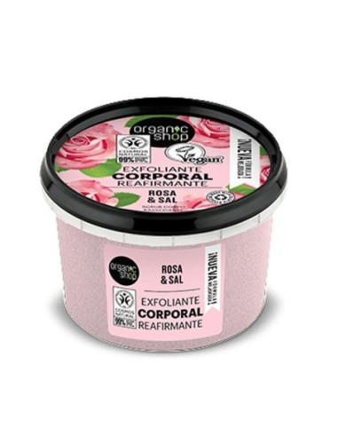 EXFOLIANTE CORPORAL ROSA PERLA ORGANIC