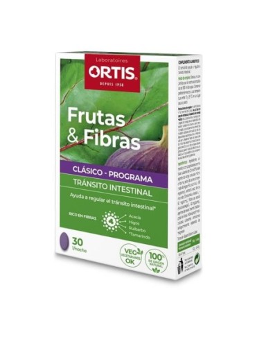 FRUTAS Y FIBRAS FORTE 30 COMP ORTIS