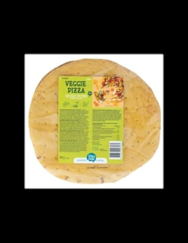 BASE PIZZA BIO VERDURA CALABAZA ZANAHORIA (2 UDS) 300GR TERRASANA