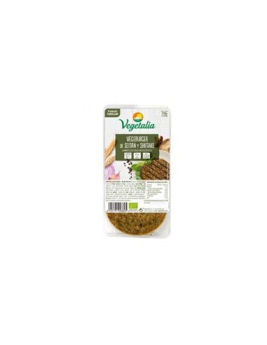 VEGEBURGER SEITAN Y SHITAKE BIO 4UD 320GR (VEGETALIA)