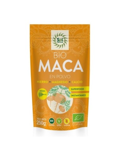 MACA BIO SOL NATURAL 250GR POLVO