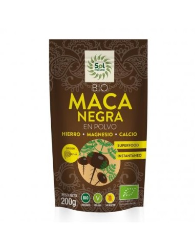 MACA NEGRA POLVO 200GR BIO SOLA NATURAL