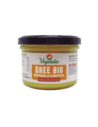 MANTEQUILLA GHEE BIO 220ML VEGETALIA