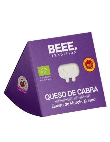 QUESO CABRA AL VINO DOP MURCIA BIO 200GR (BEEE)