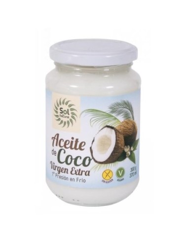 Aceite Coco Bio Virgen 370Ml (300G) (Sol)
