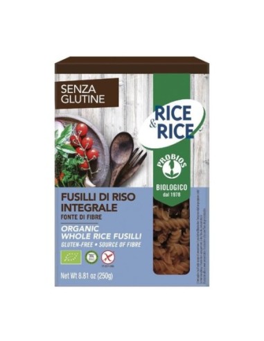 ESPIRALES ARROZ INTEGRAL BIO SIN GLUTEN 250G (PROBIOS)