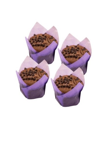 MUFFIN CACAO PEPITAS CHOCO 85 GR PACK 4