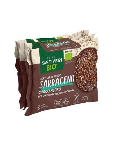 PACK TORTITAS ARROZ SARRACENO CHOCO SANT