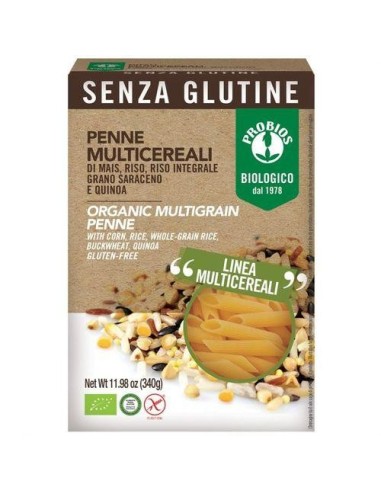 MACARRONES SIN GLUTEN MULTICEREAL BIO 340GR (PROBIOS)