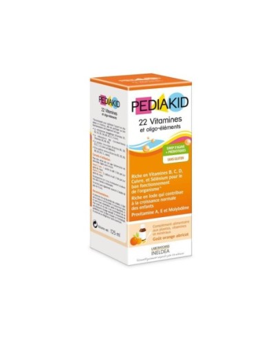 PEDIAKID 22 VITAMINAS JARABE