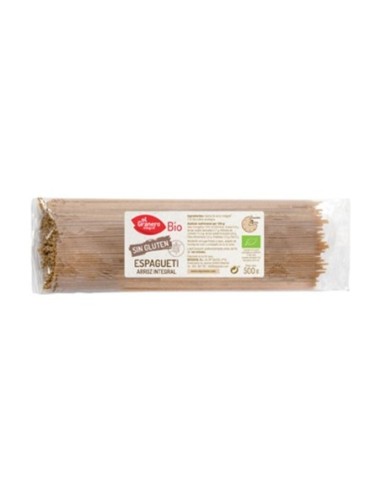 ESPAGUETIS ARROZ INTEGRAL SIN GLUTEN BIO 500GR (GRANERO)