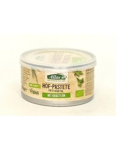 PATE FINAS HIERBAS BIO (ALLOS) 125GR