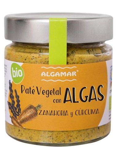 PATE ALGAS ZANAHORIA CURCUMA BIO 180GR (ALGAMAR)