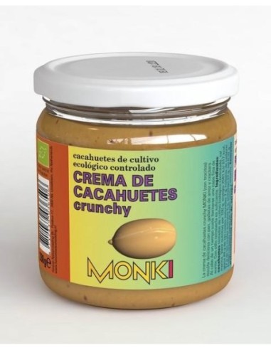 CREMA CACAHUETE CRUJIENTE BIO 330GR (MONKI)