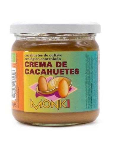 CREMA CACAHUETES BIO 330GR (MONKI)