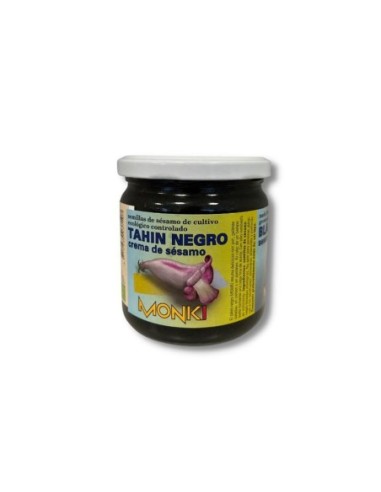 TAHIN NEGRO SIN SAL BIO 330GR (MONKI)