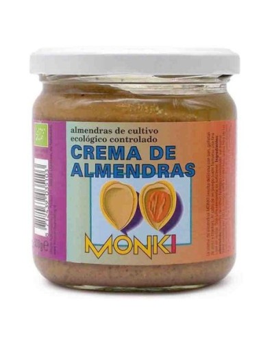 CREMA ALMENDRAS BIO 330GR (MONKI)