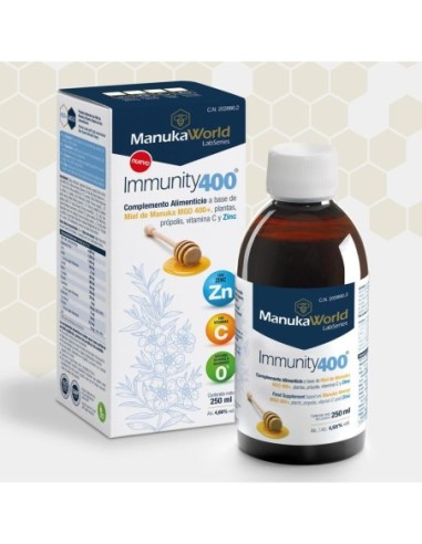 JARABE MANUKA IMMUNITY 400 250G (M.N.ZEAL.)