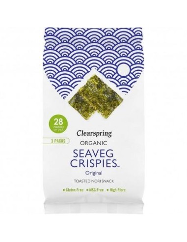 SNACK ALGAS NORI BIO 4 GR (CLEARSPRING)