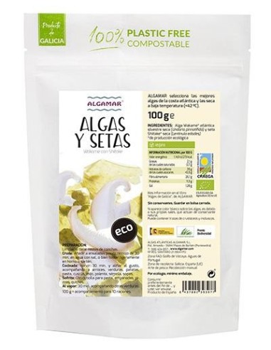 ALGAS Y SETAS DESHIDRAT. 100G (ALGAMAR)