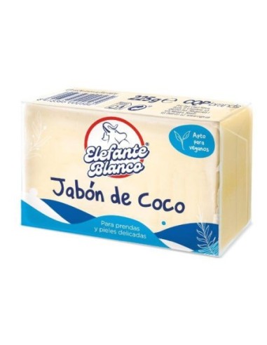 JABON DE COCO 225G PARA ROPA (ELEFANTE BLANCO)