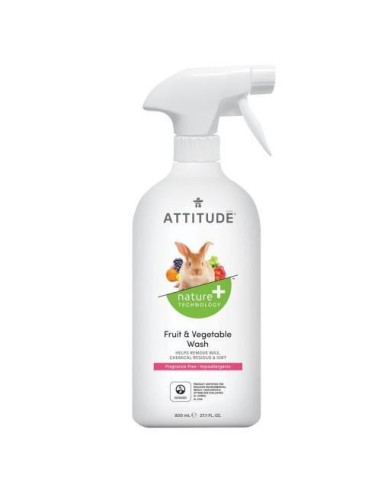 LIMPIADOR FRUTA Y VERDURA ECO 800ML (ATTITUDE)