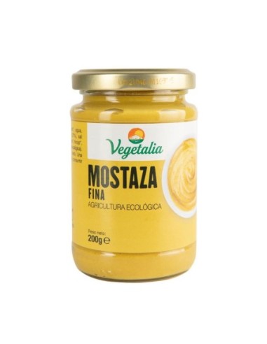 MOSTAZA FINA BOTE VIDRIO BIO 200GR. (VEG)