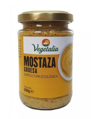 MOSTAZA GRUESA BOTE VIDRIO BIO 200GR. (VEG)