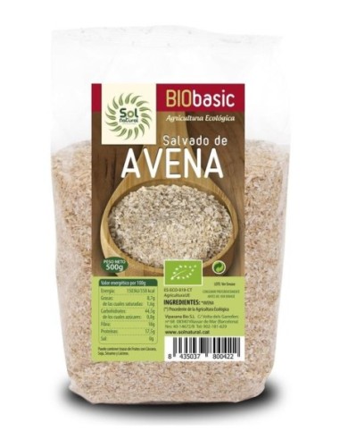 SALVADO DE AVENA BIO 500GR (SOL)