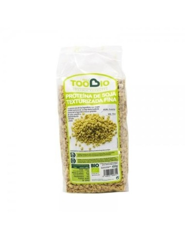 PROTEINA SOJA TEXTURIZADA BIO 450GR SIN GLUTEN (TOO BIO)