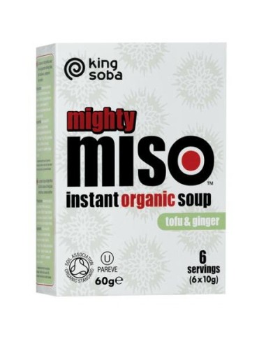 SOPA MISO TOFU JENGIBRE BIO 60GR (KING SOBA)