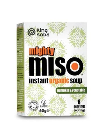 SOPA MISO CALABAZA VERDURAS BIO 60GR (KING SOBA)