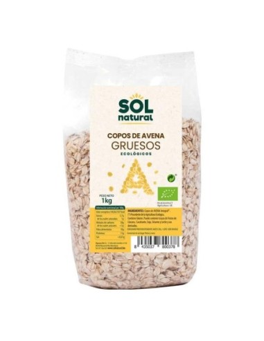 COPOS AVENA GRUESOS BIO 1 KG. (SOL)