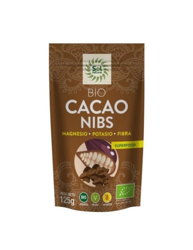 CACAO NIBS CRUDO RAW BIO 125G