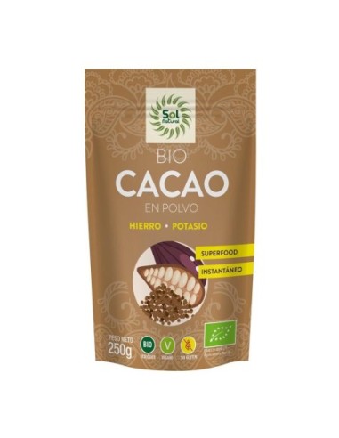 CACAO POLVO CRUDO RAW BIO 100G