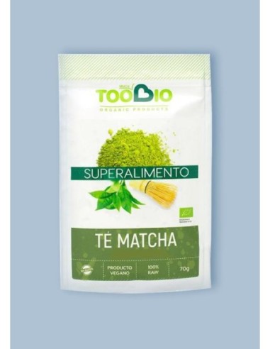 TE MATCHA POLVO RAW BIO 70G SIN GLUTEN VEGAN (TOO BIO)