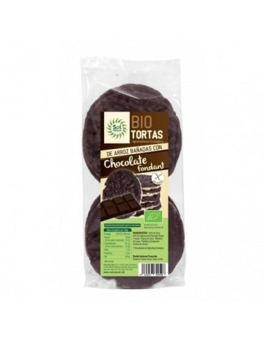 TORTITAS ARROZ CHOCOLATE FONDANT BIO 100G (SOL)